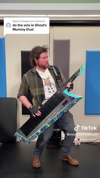 Mummy Dust Keytar Solo Tutorial | How to Play Mummy Dust on Keytar