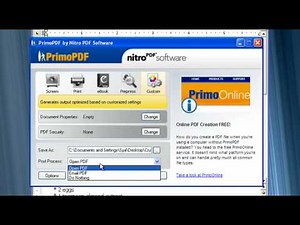 How to convert documents into PDFs with PrimoPDF
