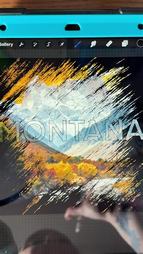 How to use a clipping mask with an image and texture in procreate#procreatetutorials