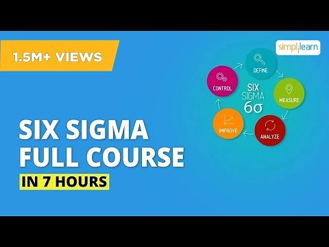 Six Sigma Full Course in 7 Hours | Six Sigma Green Belt Training | Six Sigma Training | Simplilearn