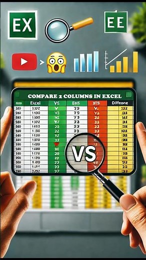 How To Compare Two Columns in Excel in Seconds – Quick & Easy Method! #excel #ytshorts #exceltricks