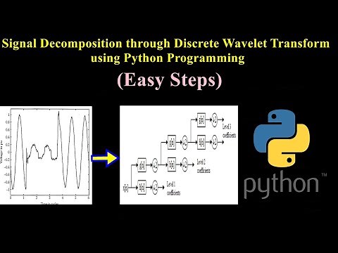 Signal Decomposition through Discrete Wavelet Transform using Python Programming