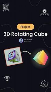 3d Random Rotating Cube Using Pure CSS 🎁👻 Search codewithrandom on google for 500 free HTML, CSS and JavaScript Project Code ✅ Project by Temani Afif 😍 Hey guys ✌️ If you're looking for a Cool 3d Cube, here's right place. In this tutorial, I'm gonna show you how you can do it using CSS and enjoy making something perfect from nothing 😎 Hope you like it and don't forget to join our family of coding lovers! ⚠️ Source Code Available in Codepen Link In Bio ⚠️ Follow for more @coding.stella & @cod