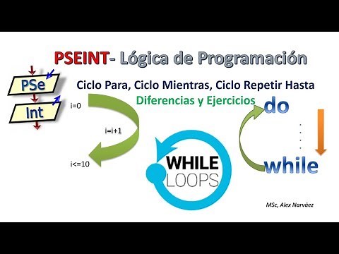PSEINT - CICLOS: PARA, MIENTRAS Y REPETIR HASTA(DO WHILE)