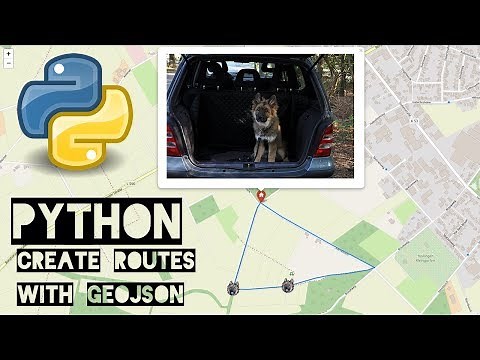 Python Geojson, Folium & Leaflet - Create Maps & Routes