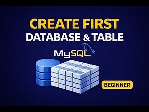 Create Your First Database & Table in MySQL
