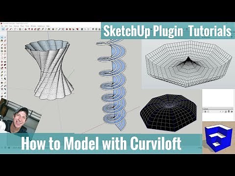 How to Model with Curviloft- ALL TOOLS EXPLAINED - SketchUp Plugin Tutorials