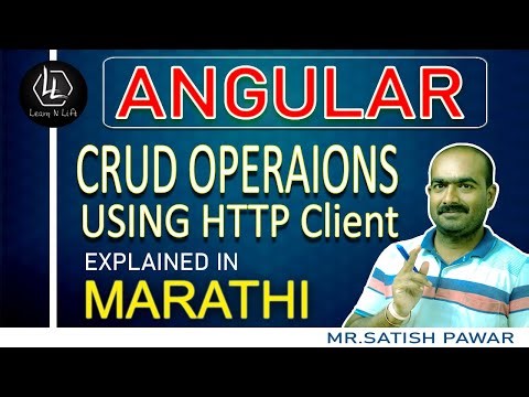 #angular Angular19 CRUD Operations with JSON Server | How To Use HttpClient In Angular | In Marathi