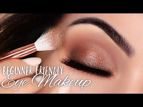 Beginners Eye Makeup Tutorial SUPER Easy Step By Step | How To Apply Eyeshadow