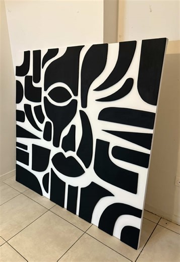 Création d'un tableau en relief de 1,60m