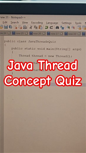 Java Thread Concept Quiz | Test Your Multithreading Skills!