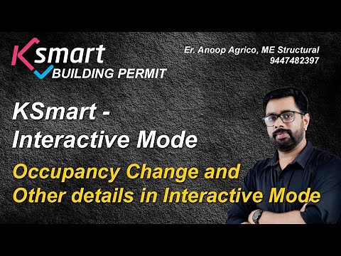 Occupancy Change in Ksmart & Building Permit Details Explained | K Smart Interactive Mode Tutorial