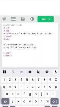 Html coding in your mobile with 4 to 5 minute