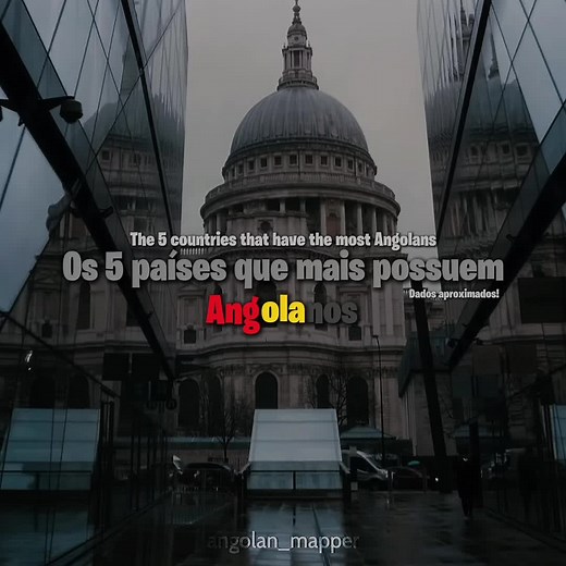 5 países com mais Angolanos no Mundo🌍 #top5 #paisescommaisangolanos #angola #fypシ #fypage
