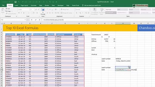 VLOOKUP(), MATCH() and INDEX() - three powerful excel formulas explained in simple English