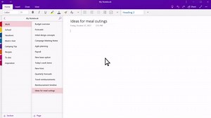 OneNote でノートを描画およびスケッチする