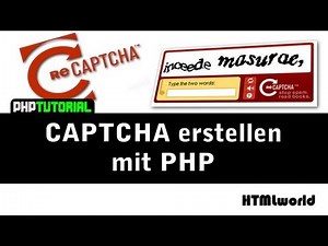 PHP Tutorial: CAPTCHA erstellen mit PHP // reCAPTCHA // deutsch