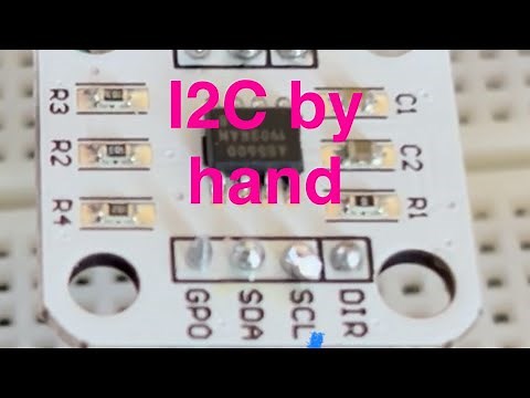 Hacking the I2C protocol by hand with the AS5600 magnetic rotary encoder