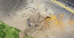 U.S. WWII bomb at Japanese airport explodes