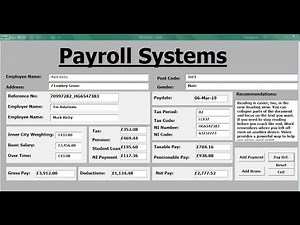 Overview of How to Create Payroll Systems in Excel Using VBA