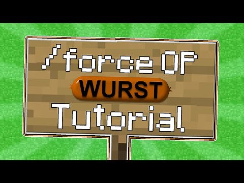 Minecraft - How-to Force OP on 1.8.x with the Wurst Hacked Client - WiZARD HAX