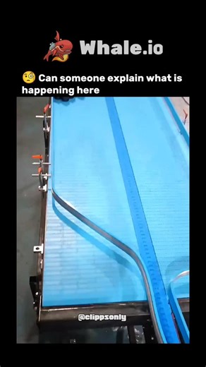 Trend on Instagram: "The post showcases a captivating factory clip of green glass bottles transitioning from a chaotic pile to a neat single-file line on a blue conveyor belt, highlighting precision engineering in beverage production. By quoting a montage of diverse satisfying videos—from metal forging to machine polishing—it amplifies the ASMR appeal, contributing to its rapid virality with over 2.3 million views in hours. Indonesian replies playfully liken the bottles' jostling to "queue-jumpi