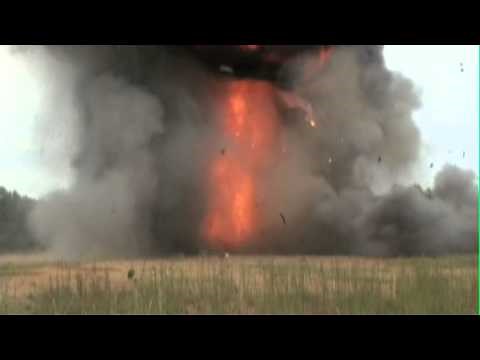 IED Explosion Destroys Humvee