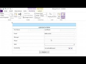 How to create form in infopath 2013 form for SharePoint - how to edits infopath form