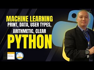 Introduction to PYTHON basic commands: Print, User Input, Arithmetic, Data, Clear