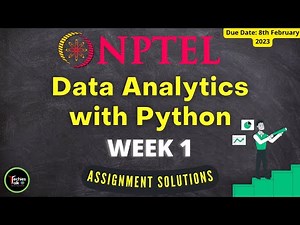 NPTEL Data Analytics with Python Week 1 Quiz Assignment Solutions | Jan 2023 | IIT Roorkee