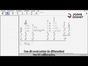 Opmaken van een eendraadschema (elektrisch schema) van een loods