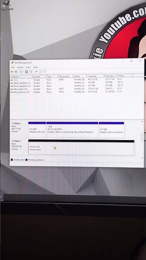 How to prepare & format a newly installed m2/ssd/hdd