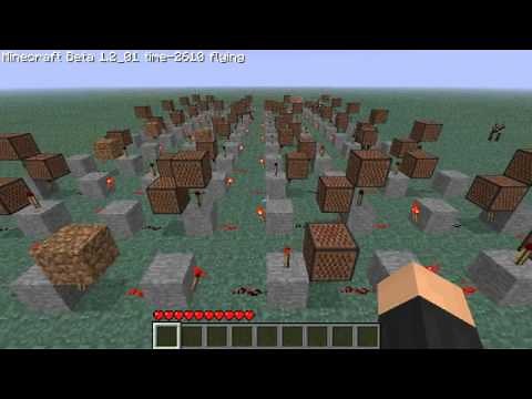 Minecraft Note Blocks: Pokécenter music