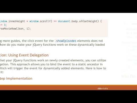 How to Dynamically Apply jQuery Functions to Elements Loaded via Infinite Scroll