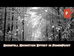 Realistic Snowfall Animation in PowerPoint Tutorial