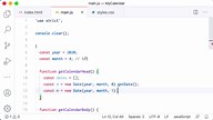 #09 前月分の日付を取得しよう | JavaScriptでカレンダーを作ろう - プログラミングならドットインストール