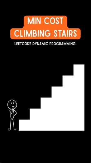 Leetcode Min Cost Climbing Stairs #dynamicprogramming