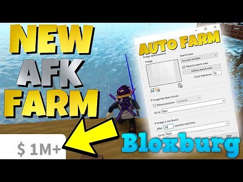 HOW TO AFK FARM MILLIONS OF $ IN BLOXBURG ! Auto Fish Farm Welcome to Bloxburg Money Glitch