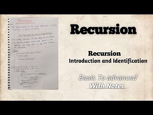 Recursion Tutorial for Beginners | Learn Recursion Easily