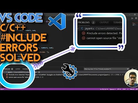 Include Path Error in VS Code | 100% Fixed