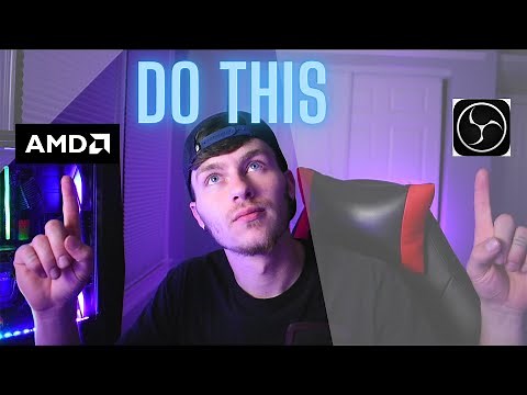 Best AMD Recording Settings in OBS in 2024