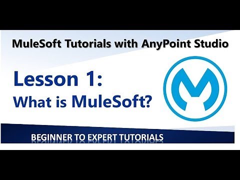 Lesson 1 - What is MuleSoft, What is AnyPoint