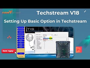 Setting Up Basic Options in Techstream Software V18.00.008