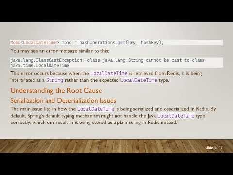 Understanding the ClassCastException with LocalDateTime in Spring Data Redis Reactive
