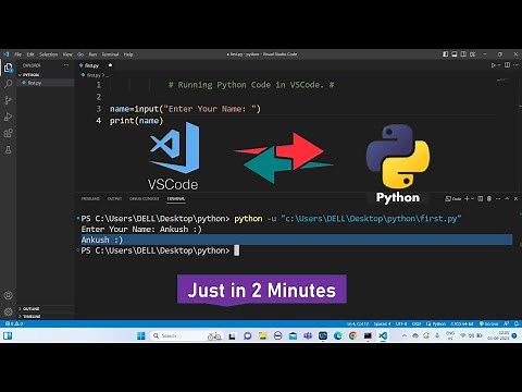 How to Run Python Program in Visual Studio Code | Learn Coding