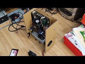 making a cardboard pc case