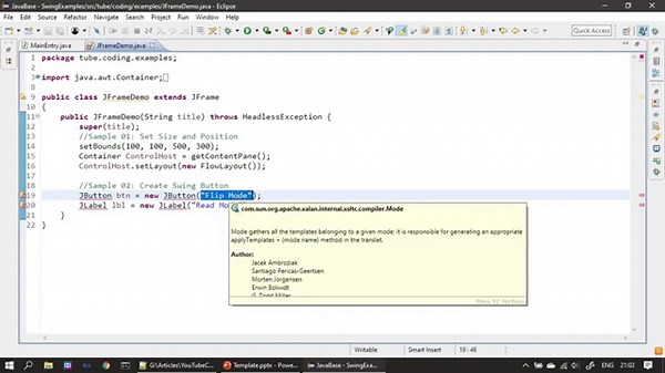 JButton & ActionListener | Java Swing Tutorials #06