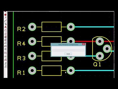 【DesignSpark PCB】基板設計で部品番号を振り直す方法