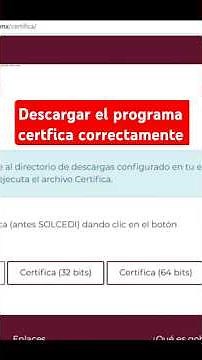 Download the program to certify correctly.