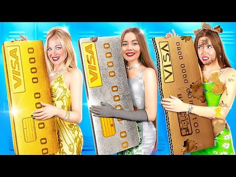 GIGA RICH vs RICH vs POOR STUDENT || Crazy Situations and Challenges by 123 GO!